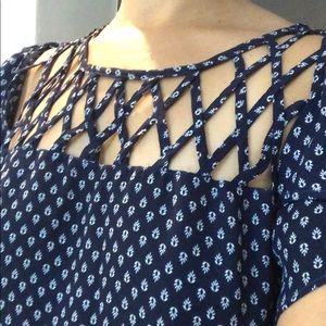 Lily White Cutout Blouse